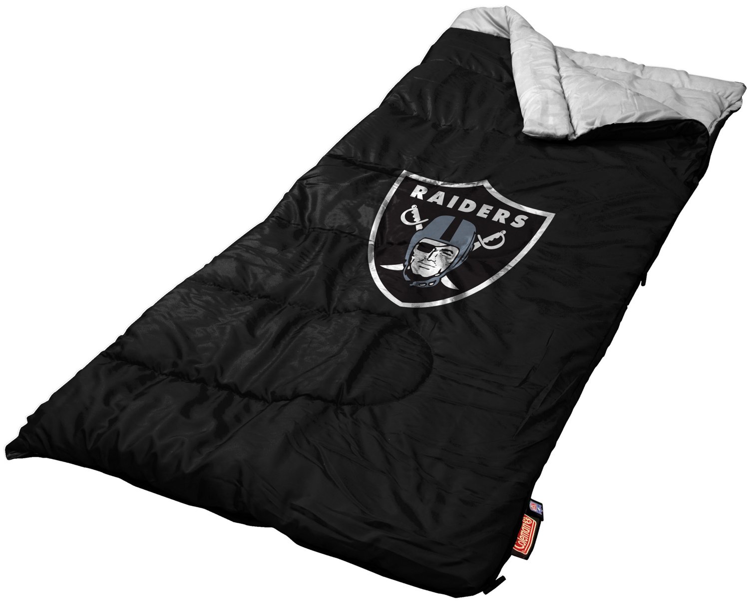 Coleman® Kids' Oakland Raiders 50°F Sleeping Bag - view number 1