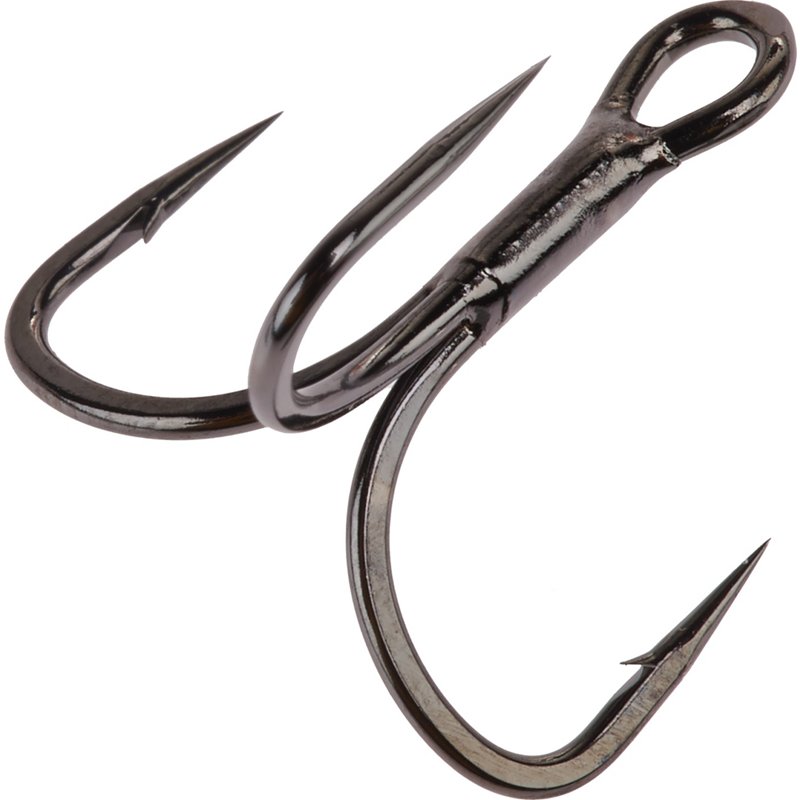 Photos - Fishing Hook / Jig Head Gamakatsu Short Shank EWG Treble Hooks 6-Pack Black - Hooks at Academy Sports 330407 