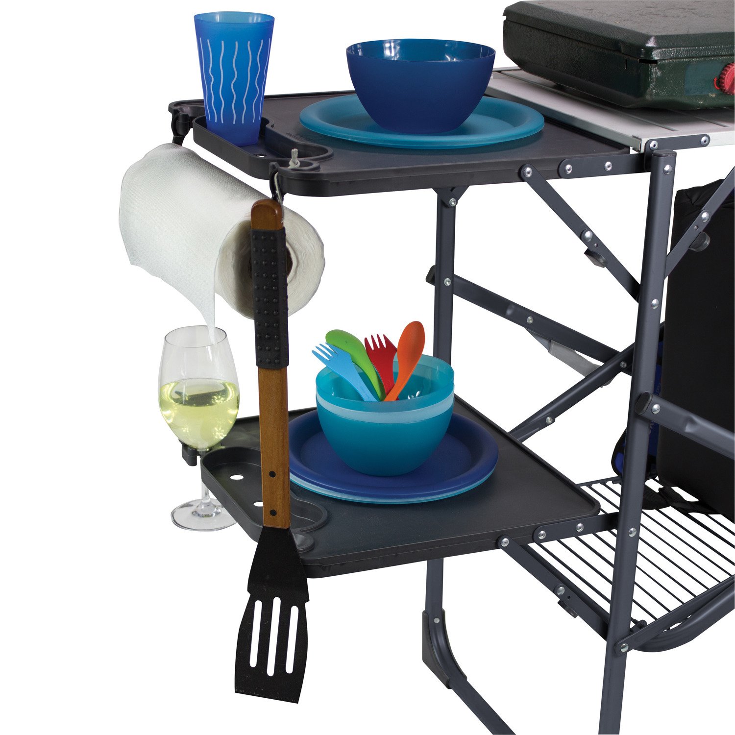 Camping Tables GCI Outdoor Slim-Fold Cook Station Portable Camp