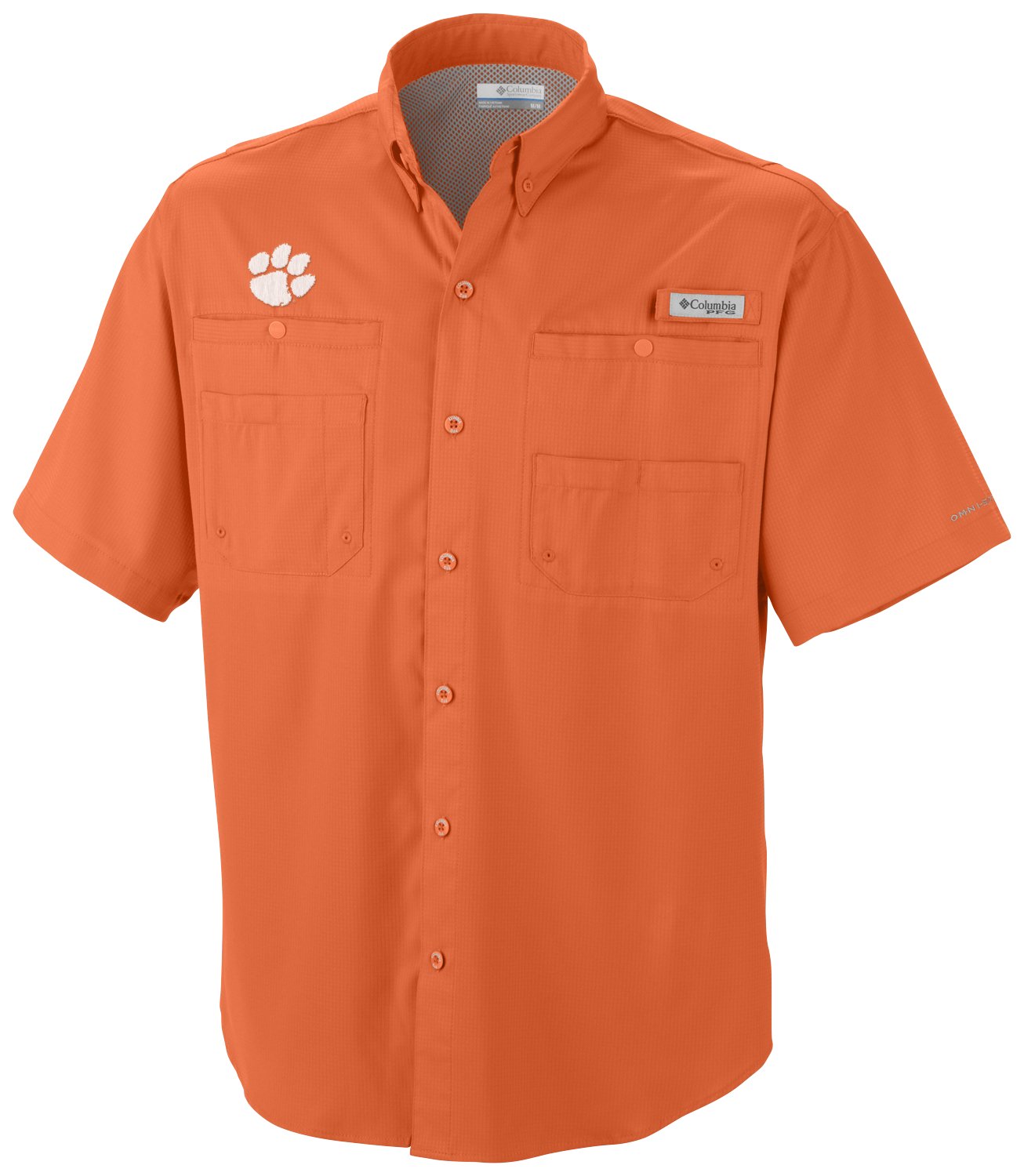 Columbia Sportswear Men's Clemson University Tamiami Short Sleeve