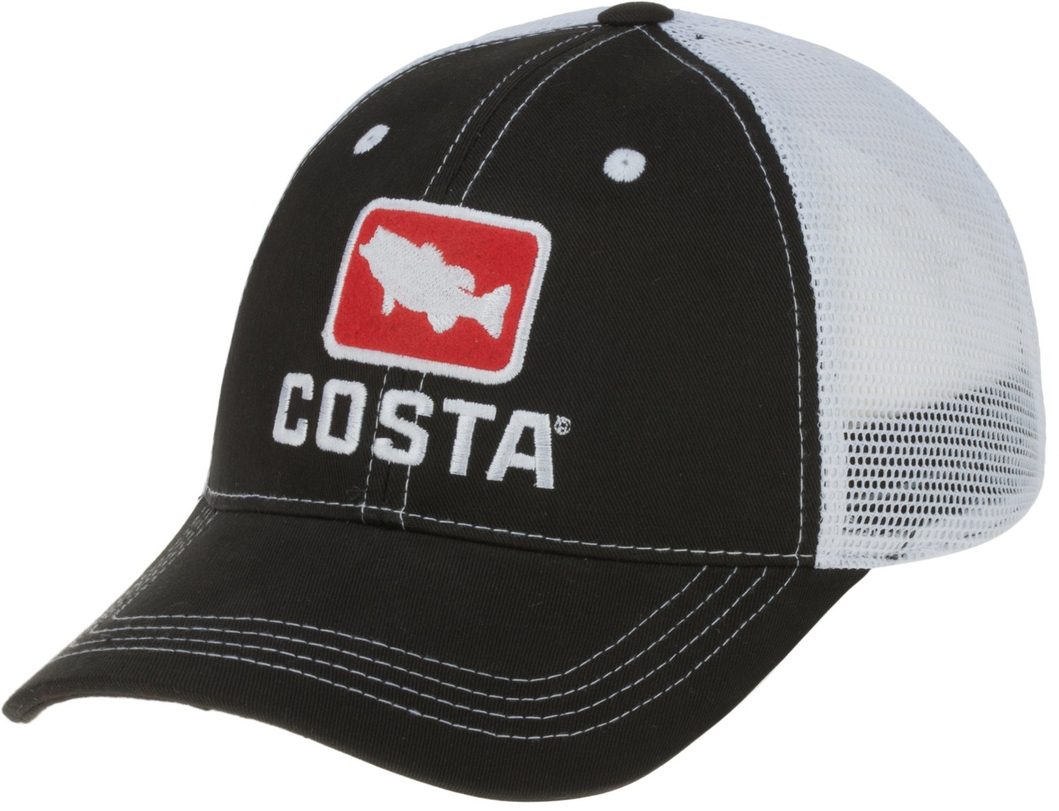 Costa Del Mar Adults' Bass XL Trucker Hat                                                                                        - view number 1 selected