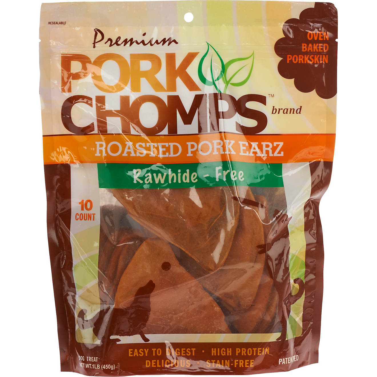 Pork Chomps Premium Roasted Pork Earz 10-Pack                                                                                    - view number 1