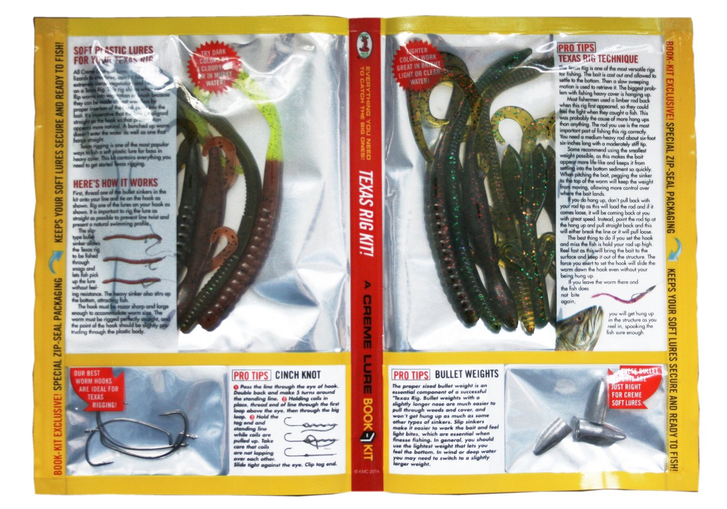 Creme 18-Piece Texas Rig Jig Book Kit                                                                                            - view number 2