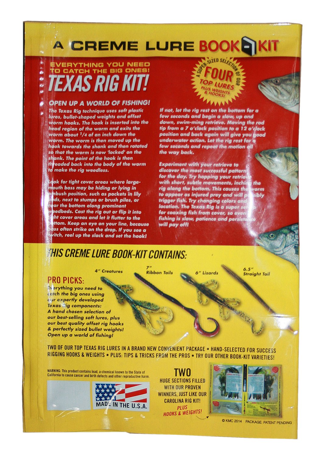 Creme 18-Piece Texas Rig Jig Book Kit                                                                                            - view number 3