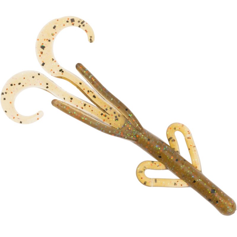 Zoom Baby Brush Hog 5" Creature Baits 12-Pack Perch - Frsh Wtr Soft Plastic at Academy Sports