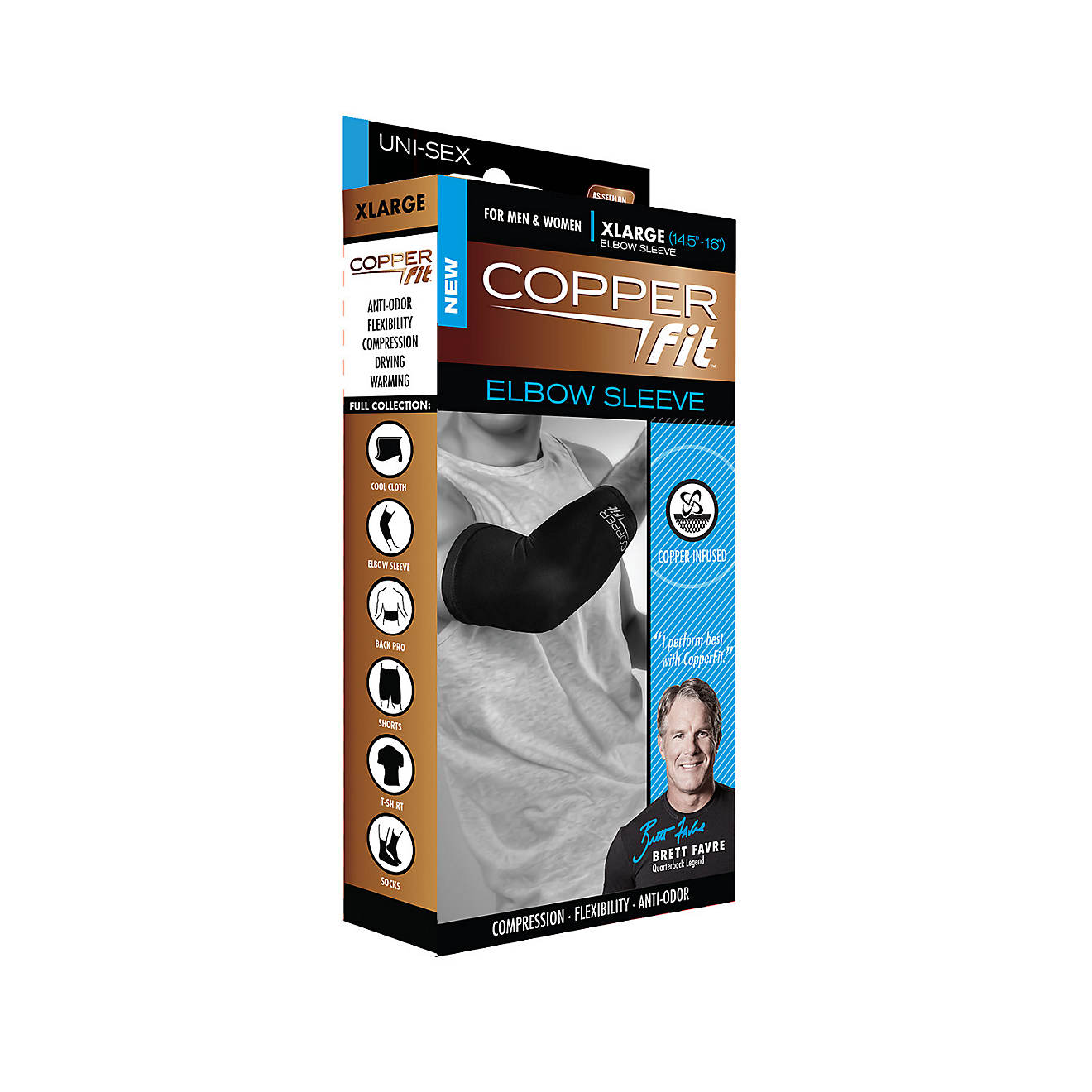 Copper Fit Adults' Elbow Sleeve                                                                                                  - view number 1