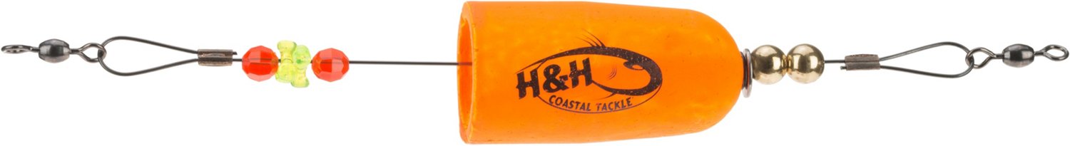  H&H TKOPFR-01 TKO Popping Float Rig, Orange : Fishing