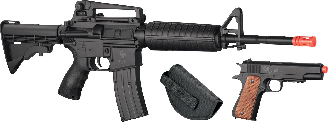 Game Face™ Defender Strike 6mm Caliber Air Rifle and Air Pistol Kit |  Academy