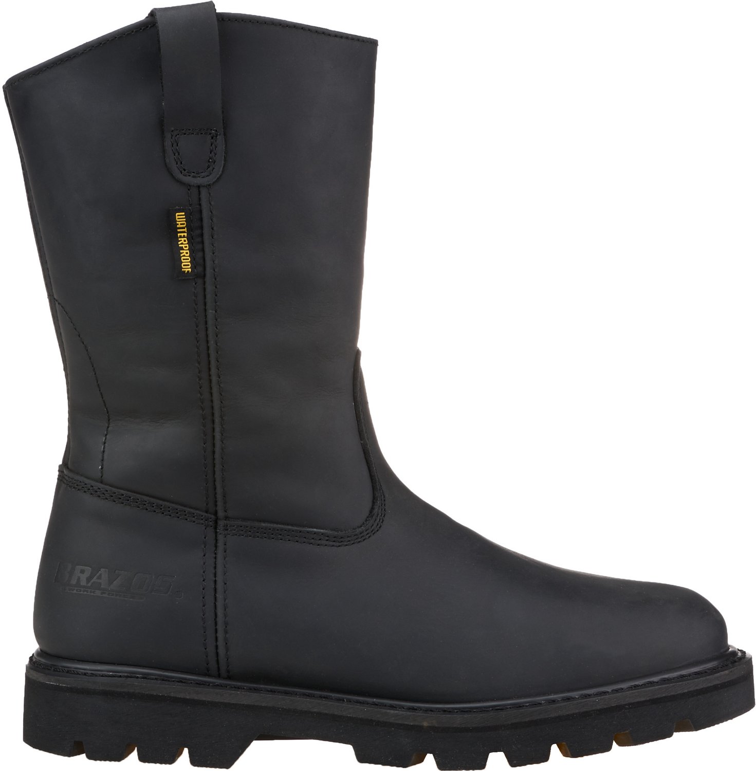 Brazos Men's Work Force Derrick NS Wellington Work Boots Academy