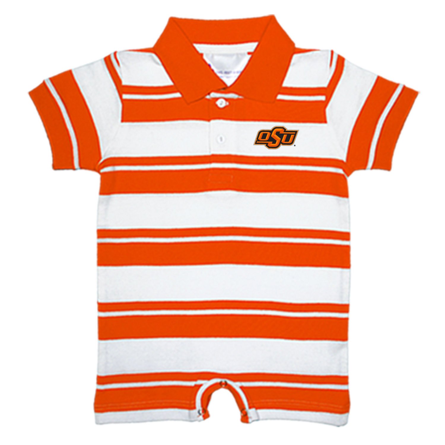 Two Feet Ahead Toddlers' Oklahoma State University Rugby Romper