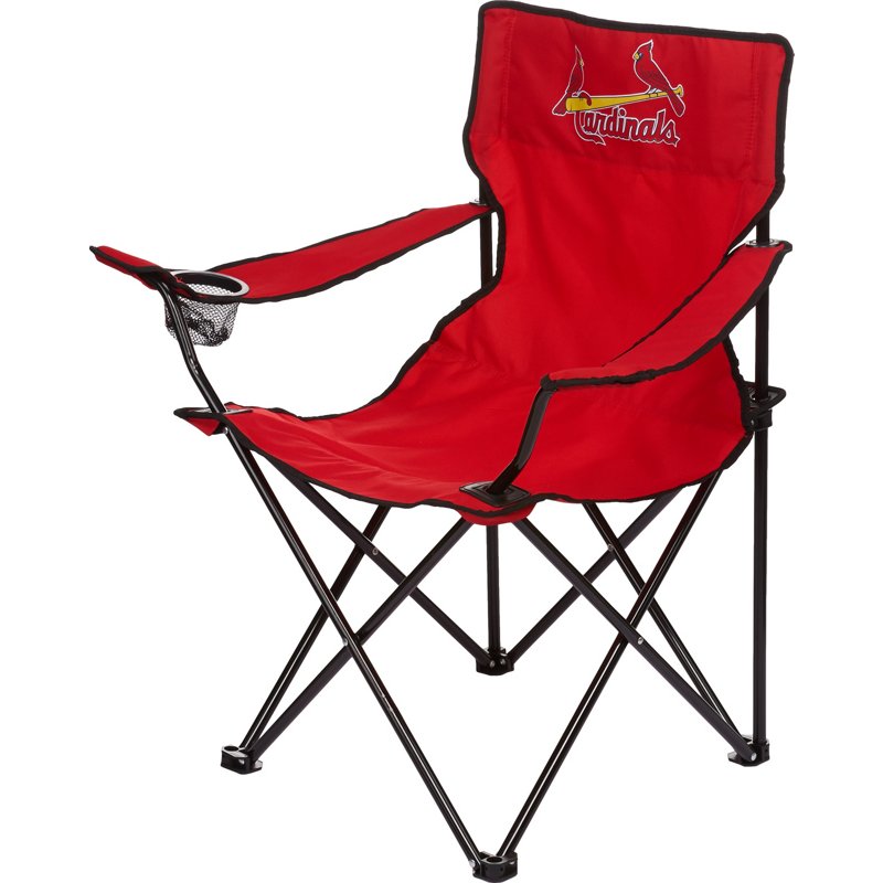 Logo Brands Logo St. Louis Cardinals Quad Chair Red - Collegiate Chairs at Academy Sports