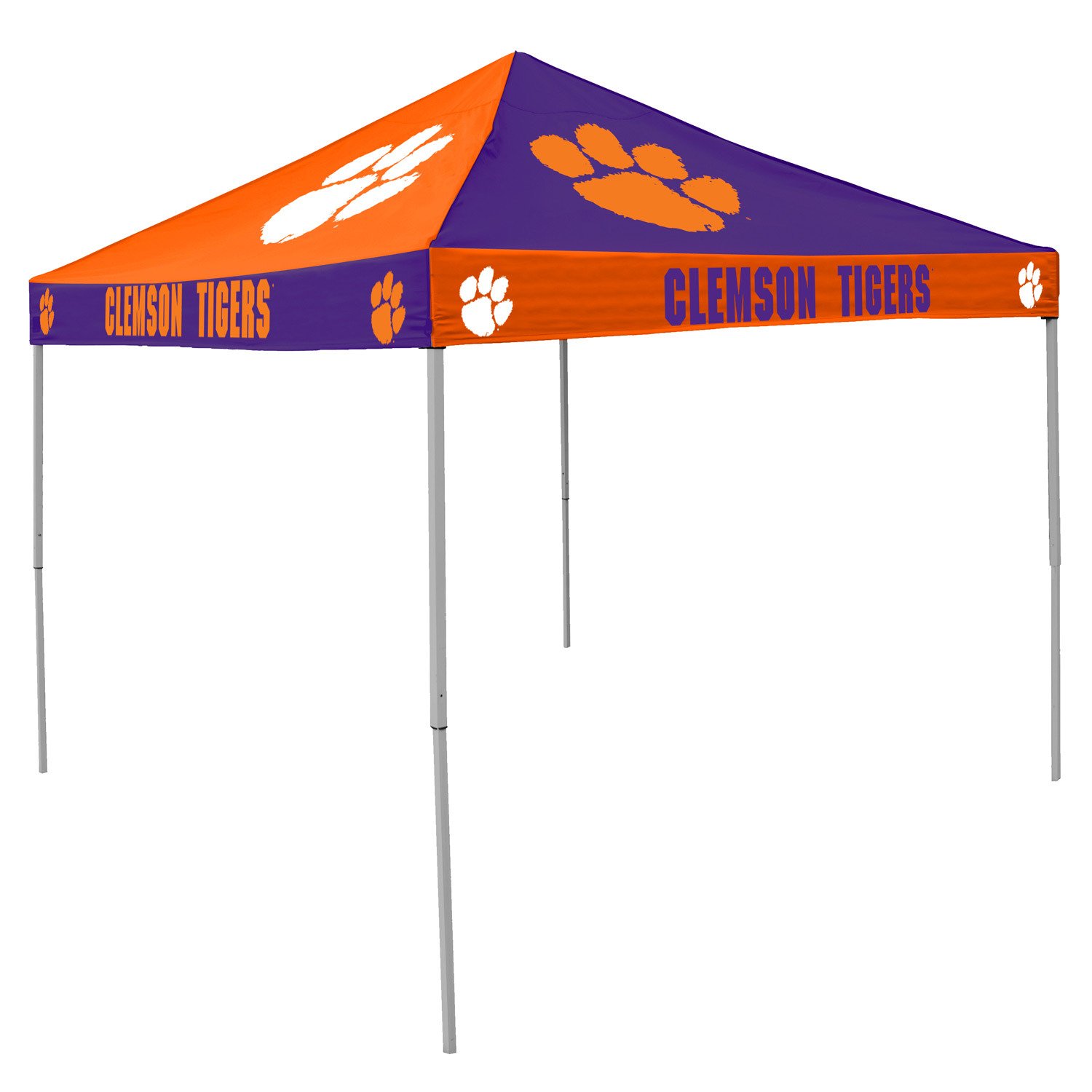 Logo Clemson University Straight-Leg 9 ft x 9 ft Checkerboard Tent