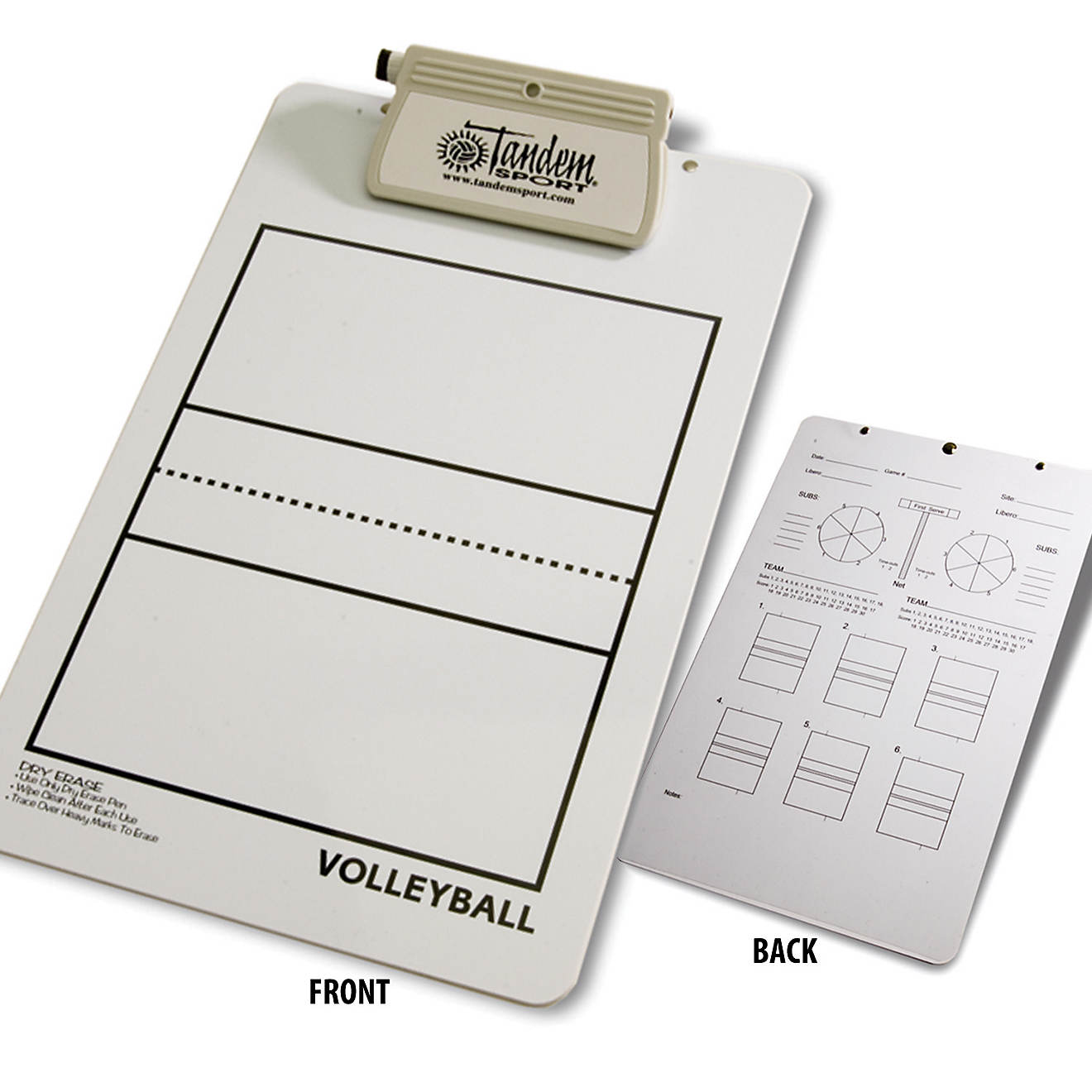 Tandem Sport Coaches' Deluxe Volleyball Clipboard                                                                                - view number 1