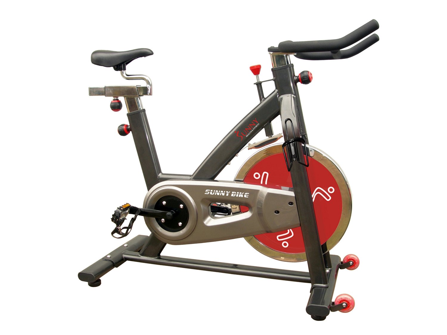 Sunny health & fitness discount drive indoor cycling exercise bike