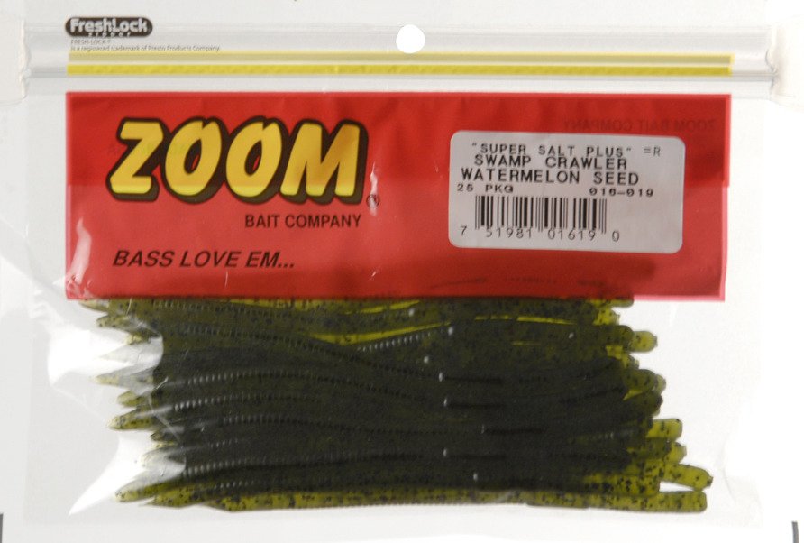 Zoom Swamp Crawler 5-1/2 in Worms 25-Pack | Academy