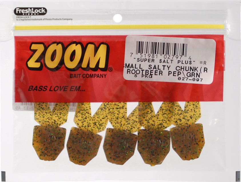 Zoom Small Salty Chunks 2-1/2 in Baits 5-Pack - view number 1