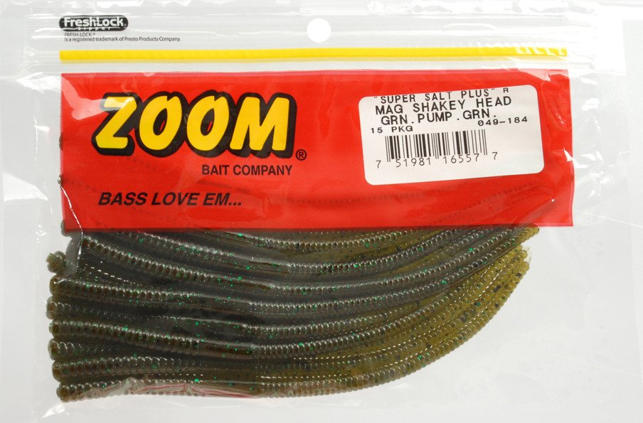 Zoom 7 in Mag Shakey Head Worms 15-Pack | Academy