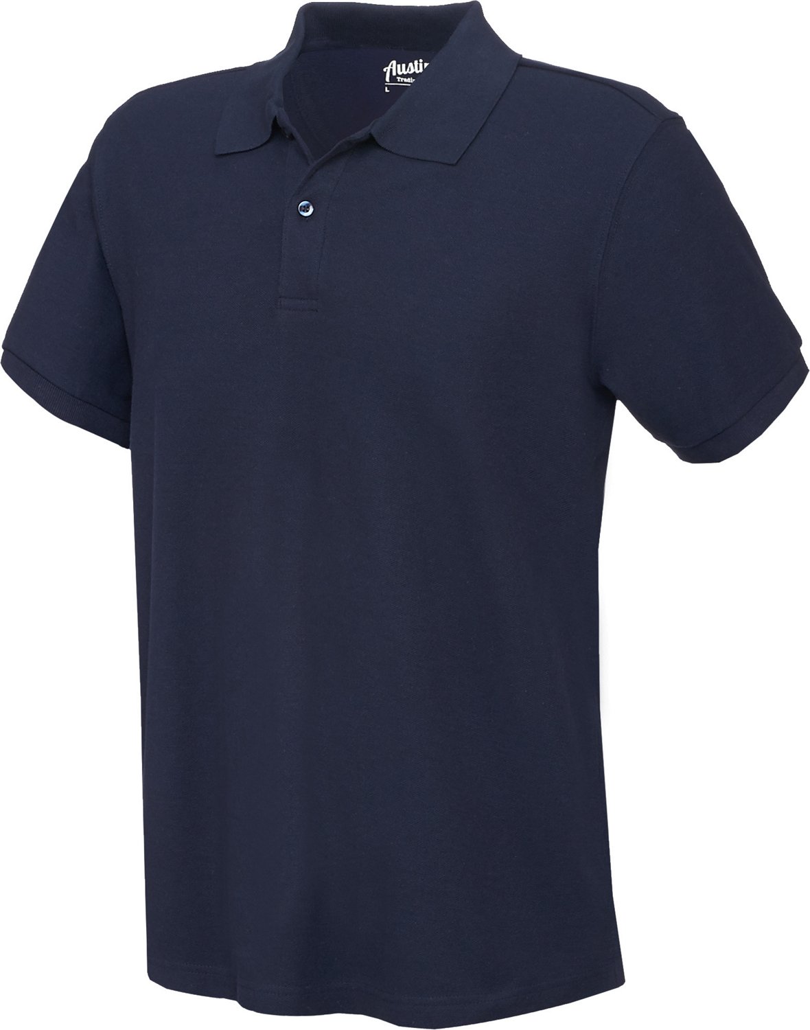 Austin Trading Co. Men's Back to School Short Sleeve Performance Pique Polo Shirt