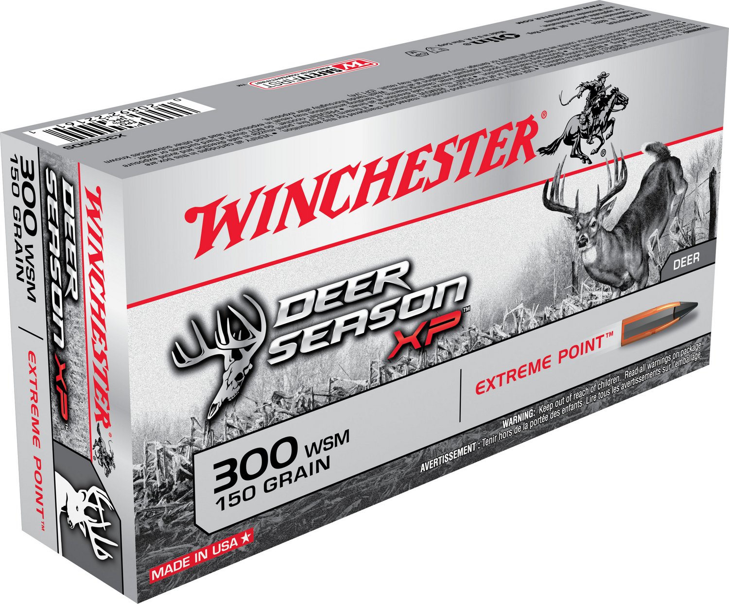 Winchester Deer Season XP .300 WSM 150-Grain Rifle Ammunition