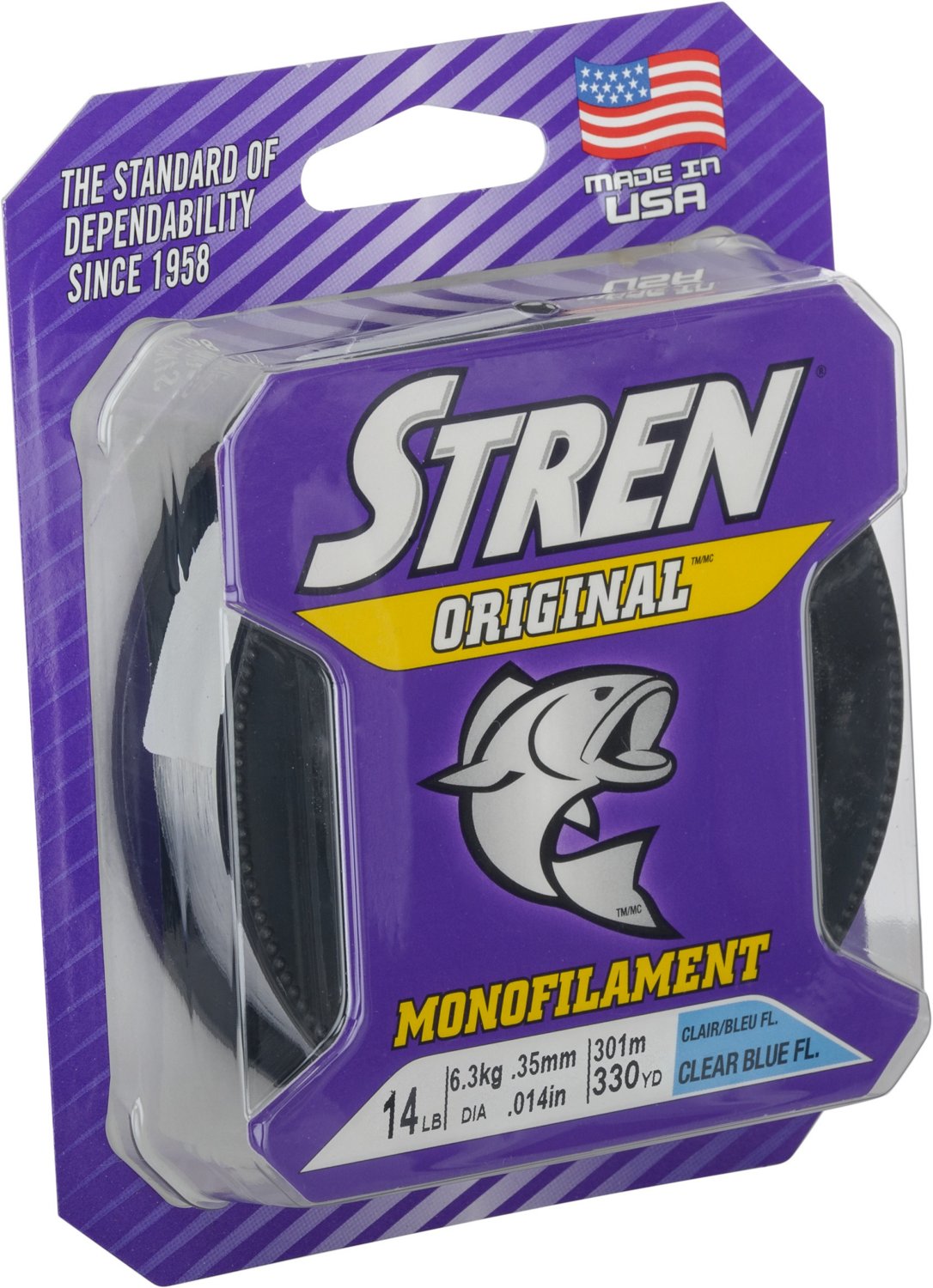 Stren High Impact Monofilament Fishing Line, Clear, 1275-Yard/10-Pound :  : Sports, Fitness & Outdoors