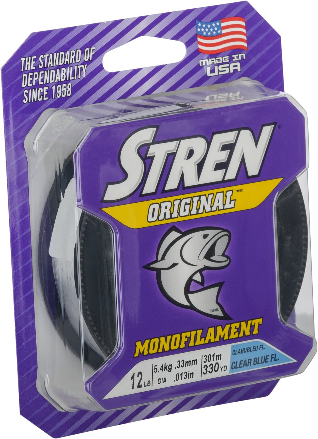 Stren - Original Monofilament - 330 Yds - 17lbs - .016 Dia - Clear -  SOFS17-15 - Discount Fishing Canada