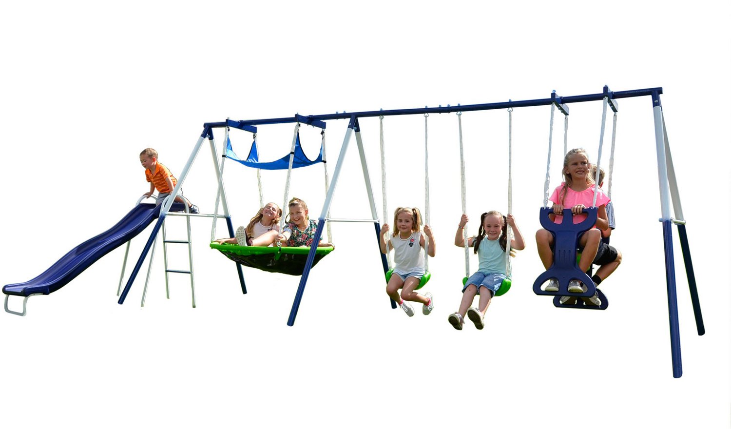 Sportspower Rosemead Metal Swing and Slide Set                                                                                   - view number 1 selected