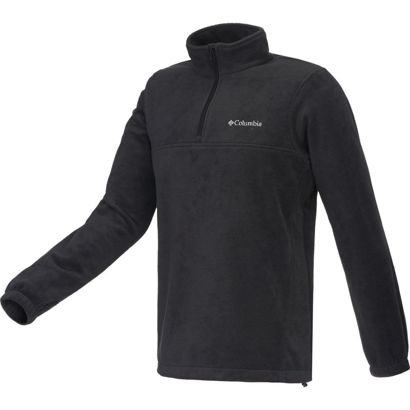 Columbia Sportswear Men's Steens Mountain 1/2 Zip Pullover Black, Medium - Men's Longsleeve Outdoor Tops at Academy Sports product image