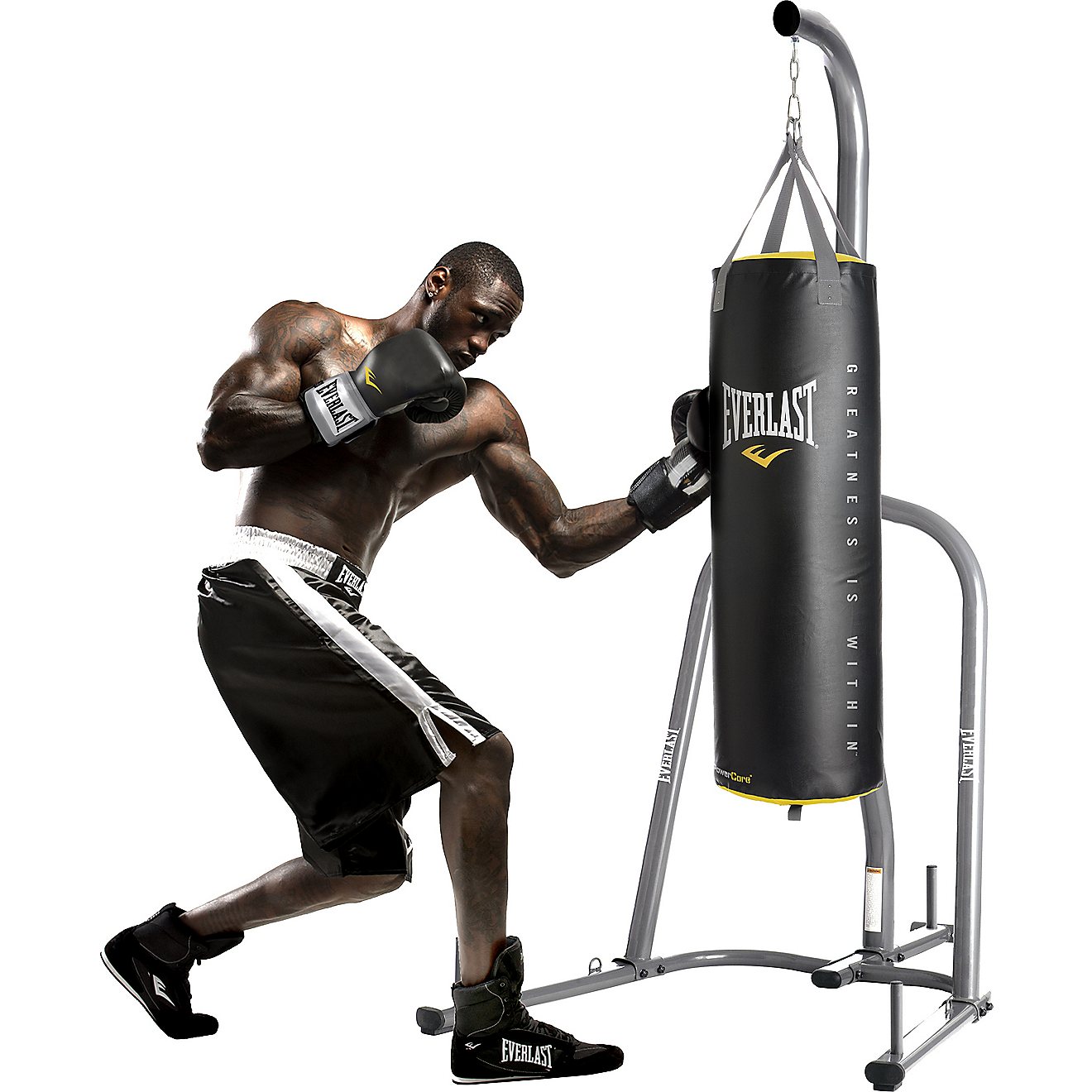 Everlast® Powercore 100 lb. Synthetic Leather Heavy Bag                                                                         - view number 2
