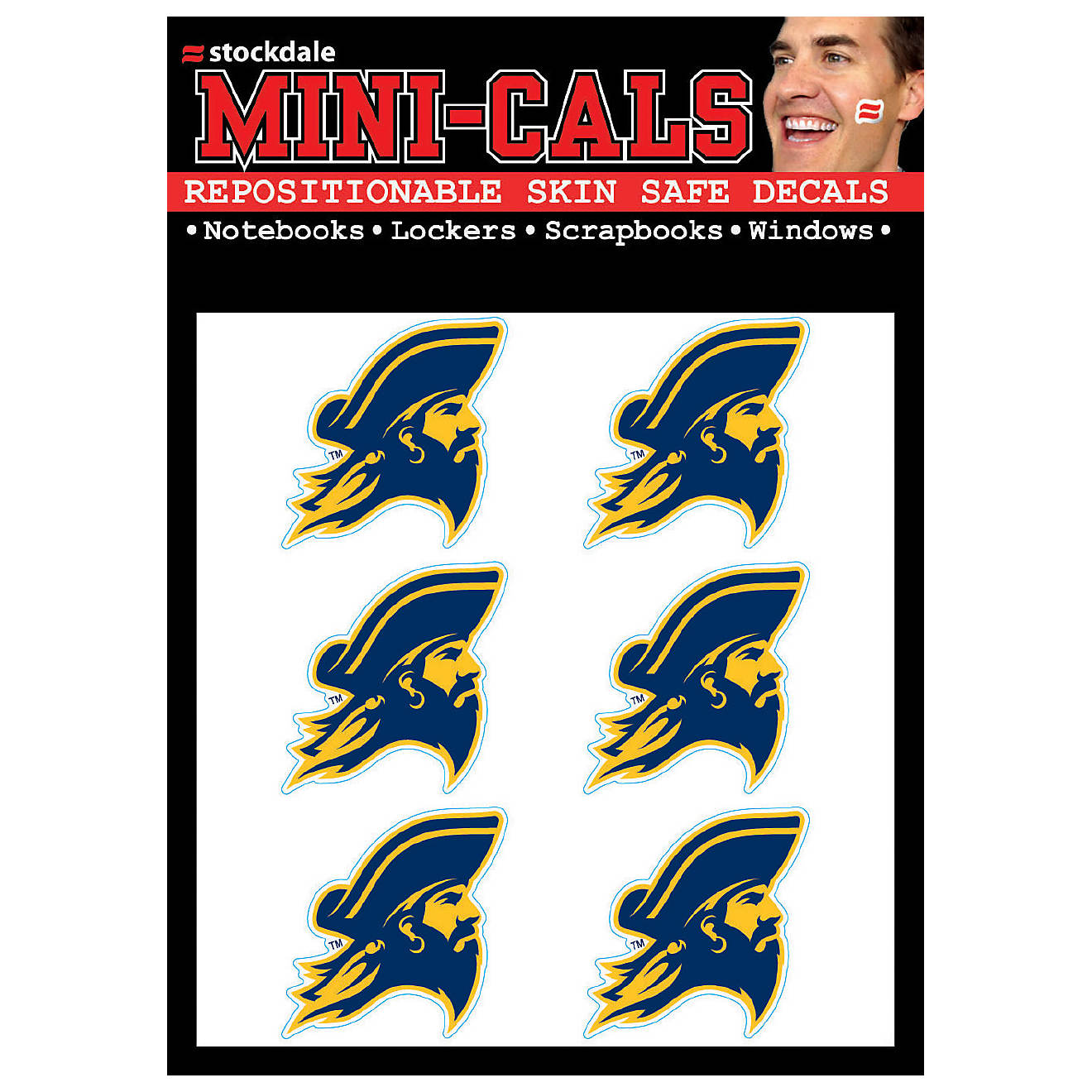 Stockdale East Tennessee State University Face Decal                                                                             - view number 1