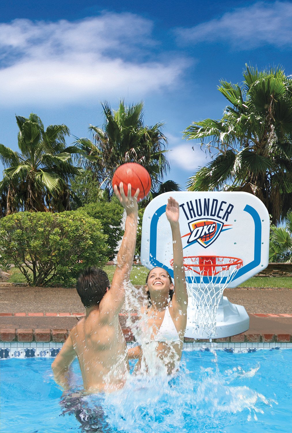 Poolmaster® Oklahoma City Thunder Competition Style Poolside Basketball Game                                                    - view number 2