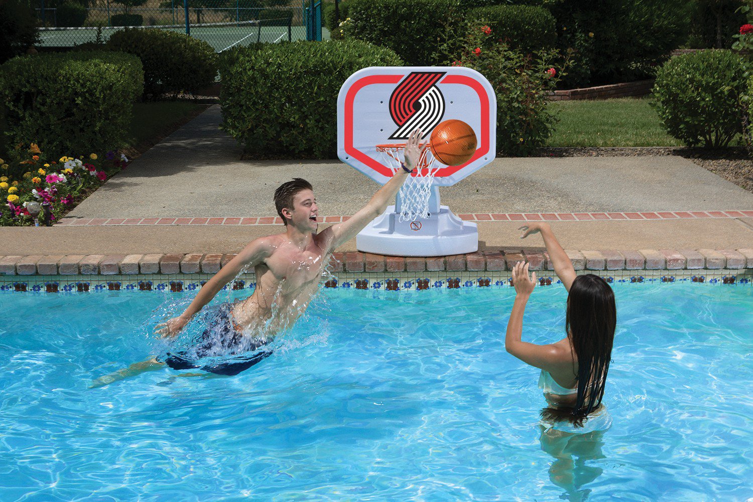 Poolmaster® Portland Trail Blazers Competition Style Poolside Basketball Game                                                   - view number 2