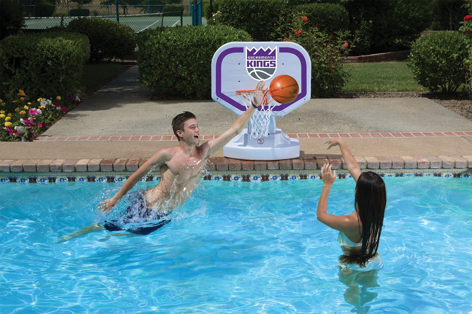 Poolmaster® Sacramento Kings Competition Style Poolside Basketball Game                                                         - view number 2