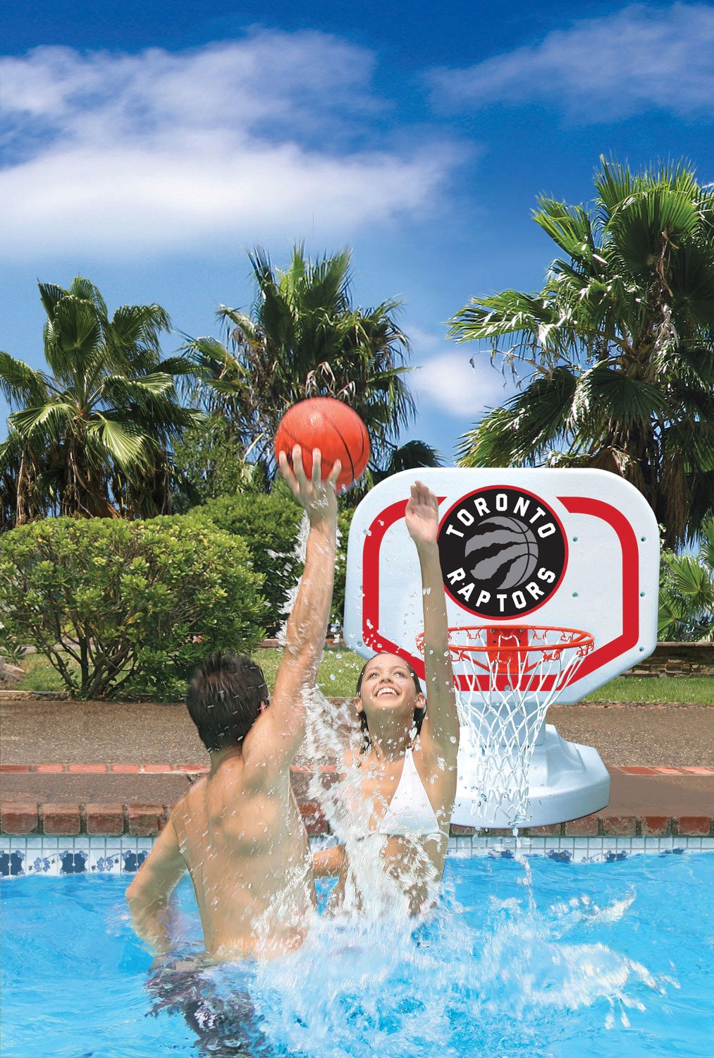 Poolmaster® Toronto Raptors Competition Style Poolside Basketball Game                                                          - view number 2