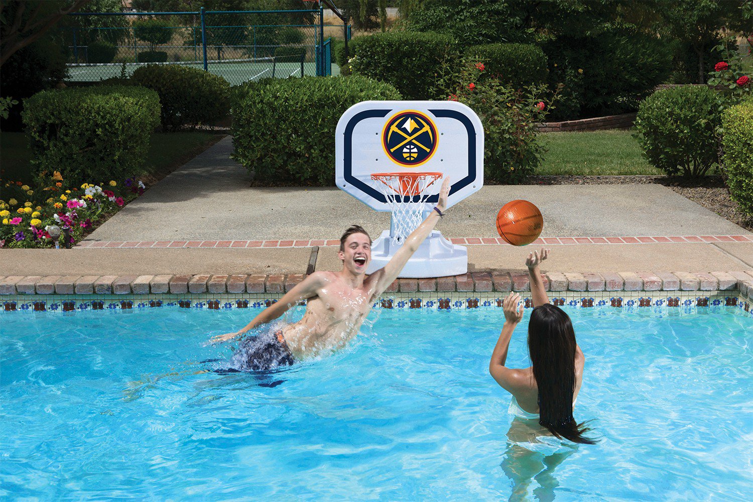 Poolmaster® Denver Nuggets Competition Style Poolside Basketball Game                                                           - view number 2