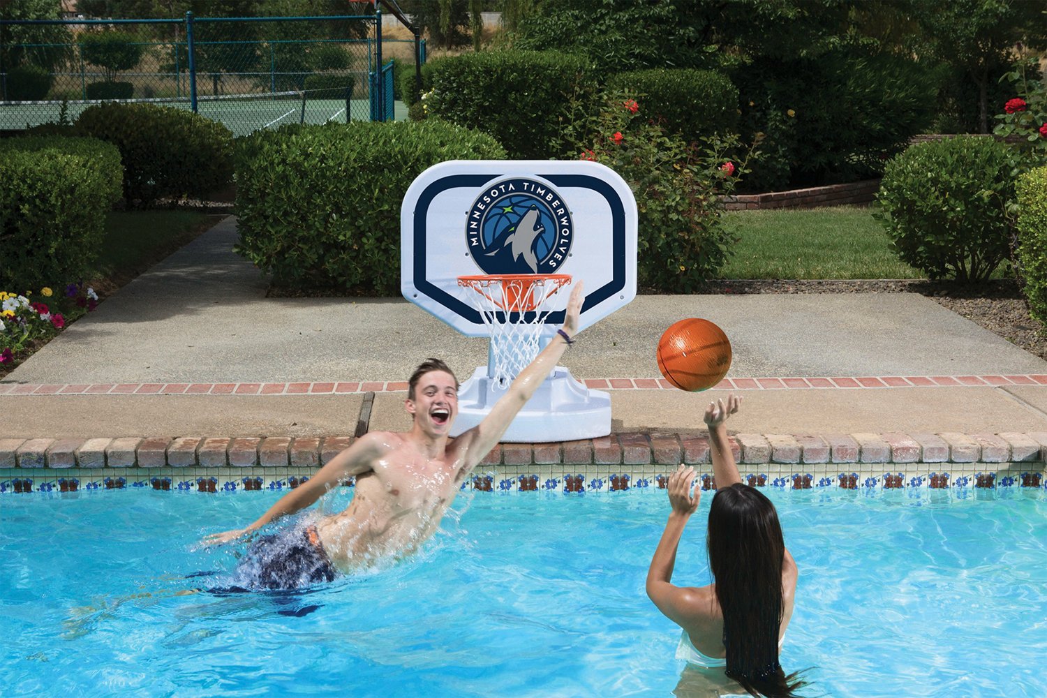 Poolmaster® Minnesota Timberwolves Competition Style Poolside Basketball Game                                                   - view number 2
