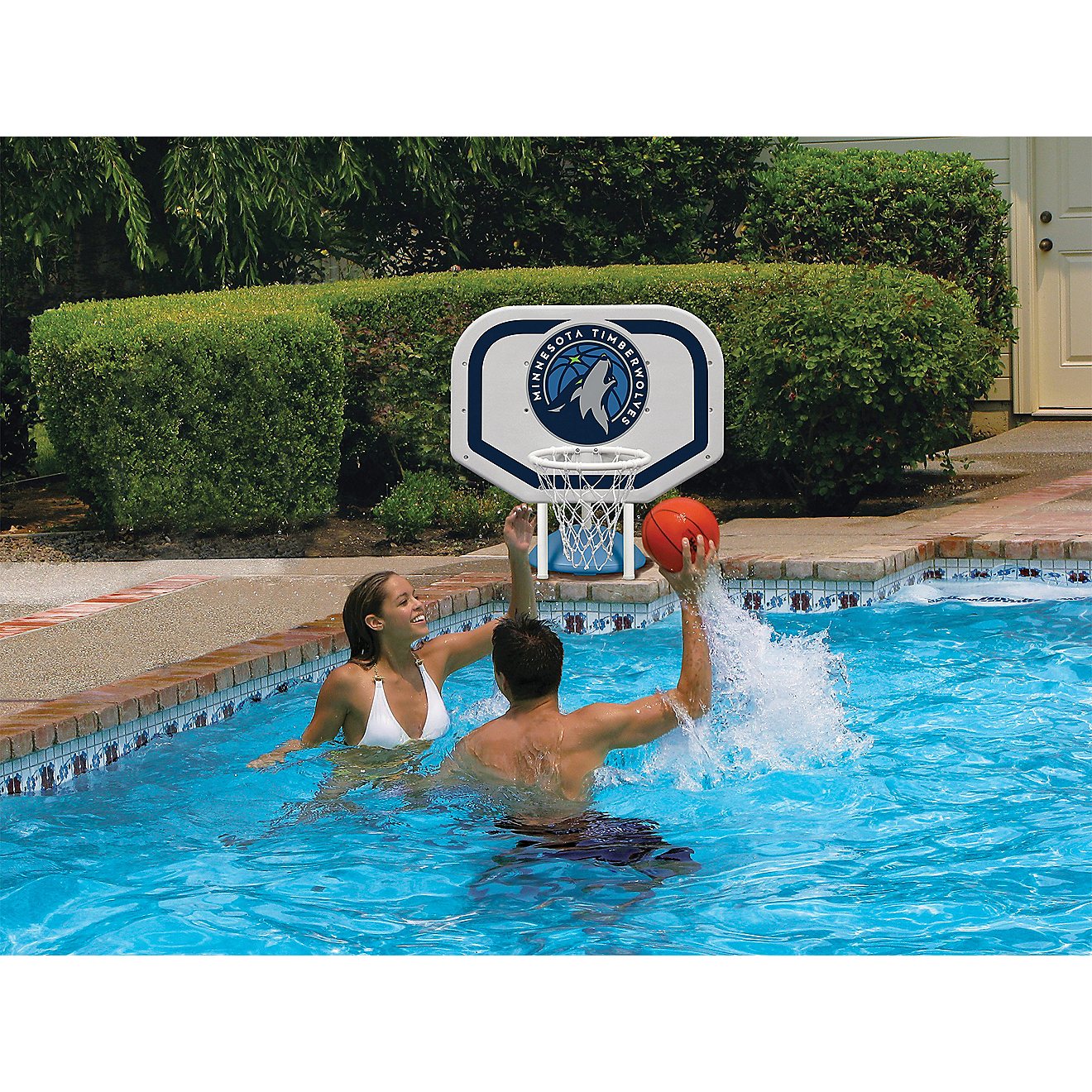 Poolmaster® Minnesota Timberwolves Pro Rebounder Style Poolside Basketball Game                                                 - view number 2
