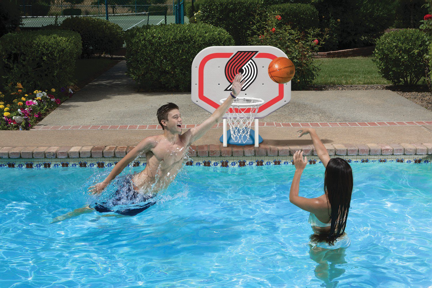 Poolmaster® Portland Trail Blazers Pro Rebounder Style Poolside Basketball Game                                                 - view number 2