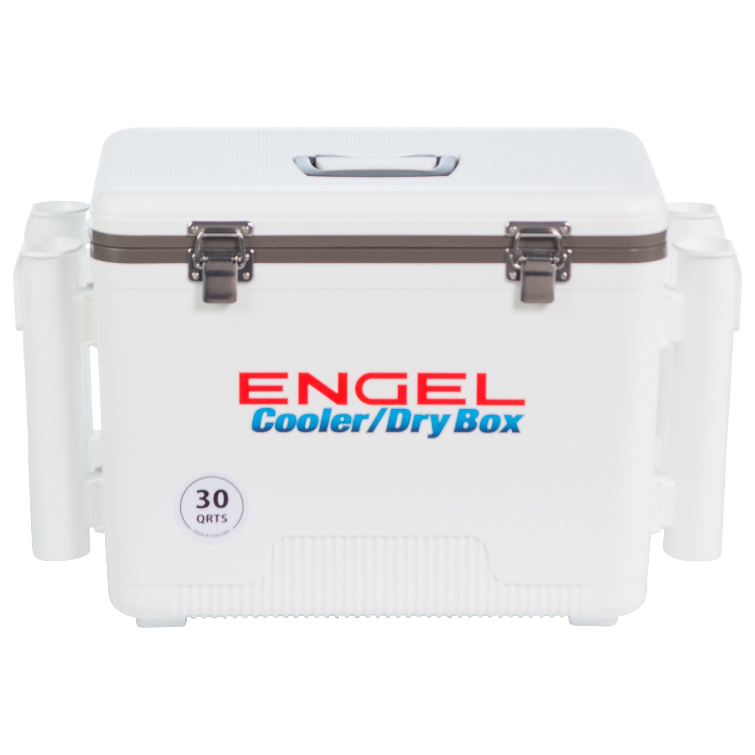 Engel 30 qt Cooler/Dry Box with Rod Holders | Academy