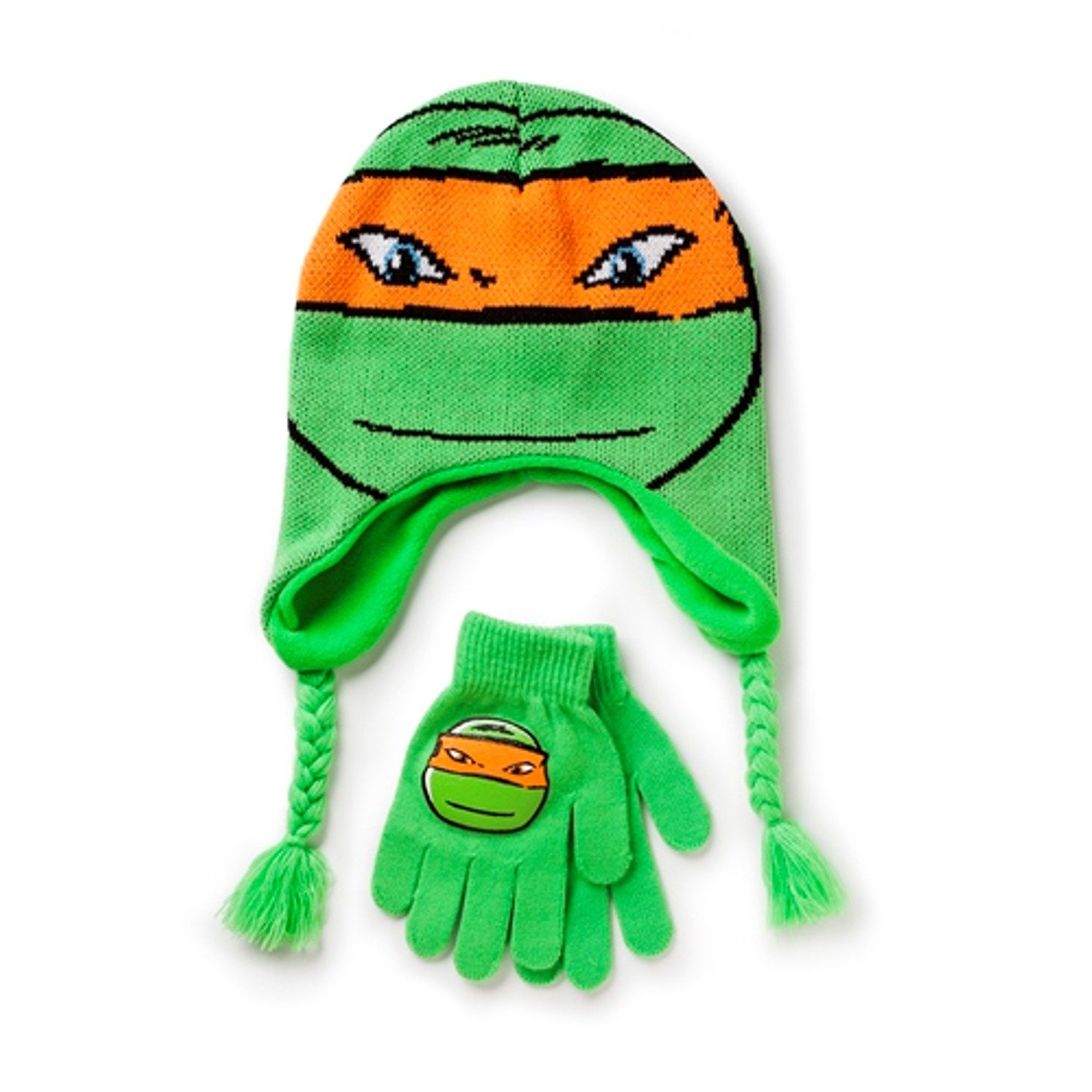 Nickelodeon Boys' Teenage Mutant Ninja Turtles Cold Weather Hat and Glove Set