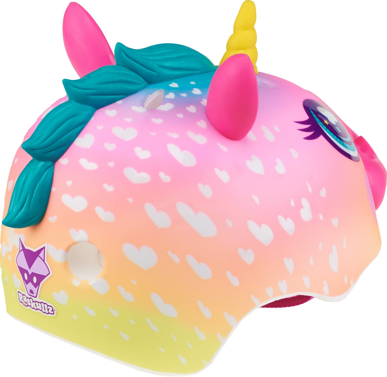 Raskullz Kids' Super Rainbow Corn Bike Helmet                                                                                    - view number 2