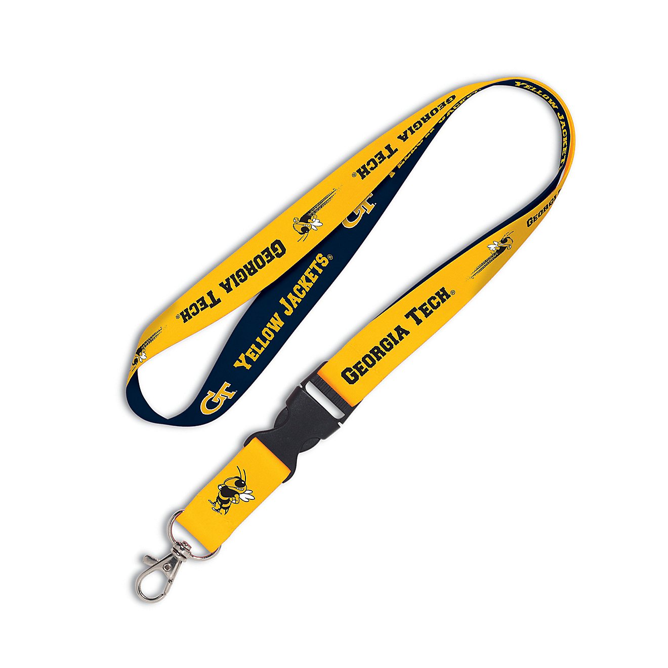 WinCraft Georgia Tech 3/4" Lanyard with Detachable Buckle                                                                        - view number 1