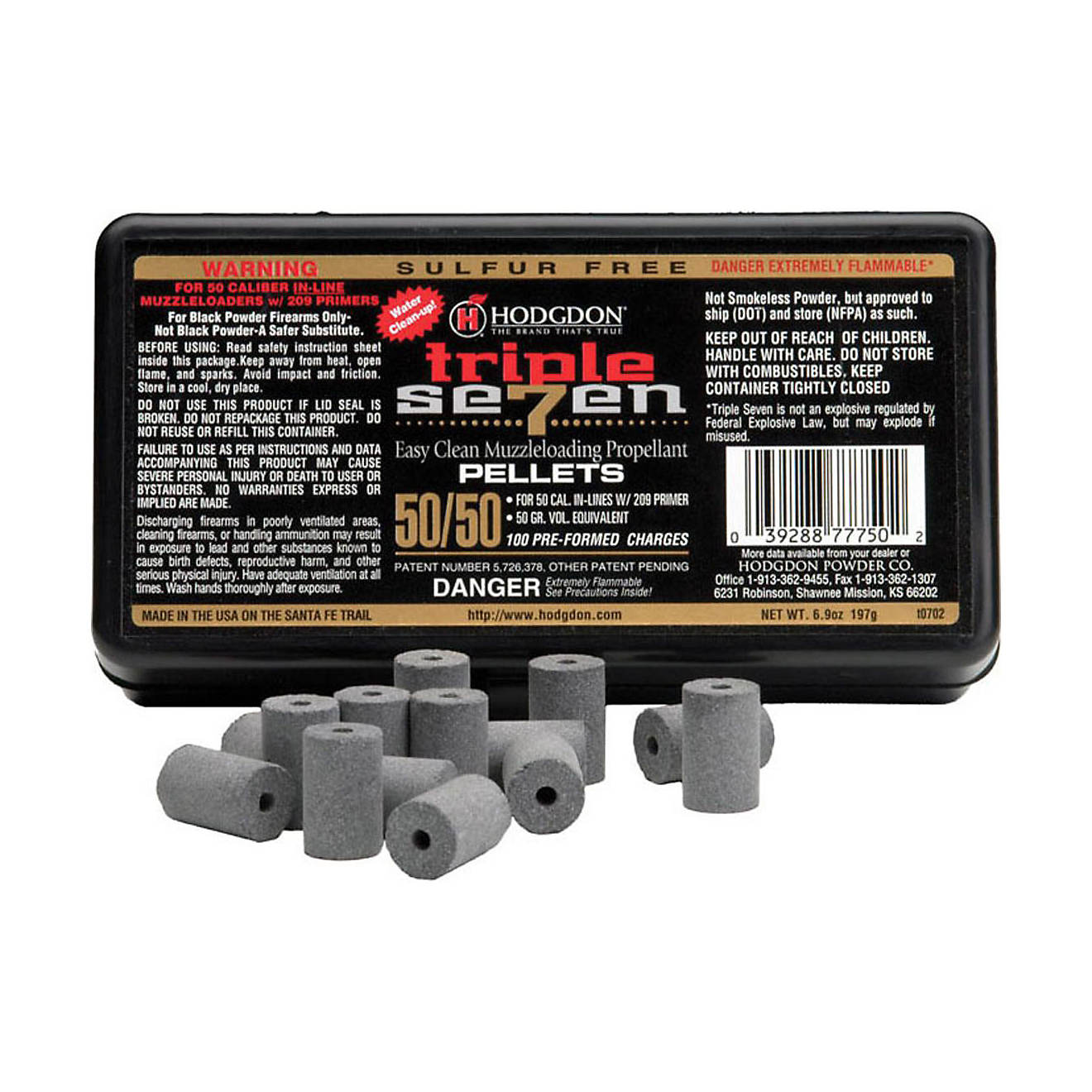 Hodgdon Pyrodex® .50 50-Grain Black Powder Pellets                                                                              - view number 1