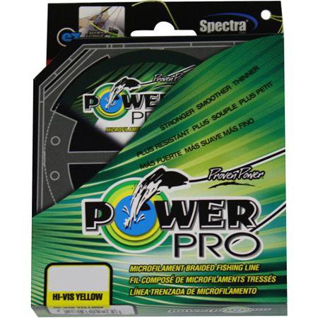 Power Pro Spectra Hi-Vis Yellow Braided Line Strong High Visibility Fishing  Line 