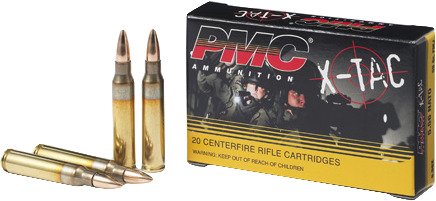 PMC X-TAC™ 5.56mm 55-Grain Centerfire Rifle Ammunition - 20 Rounds ...