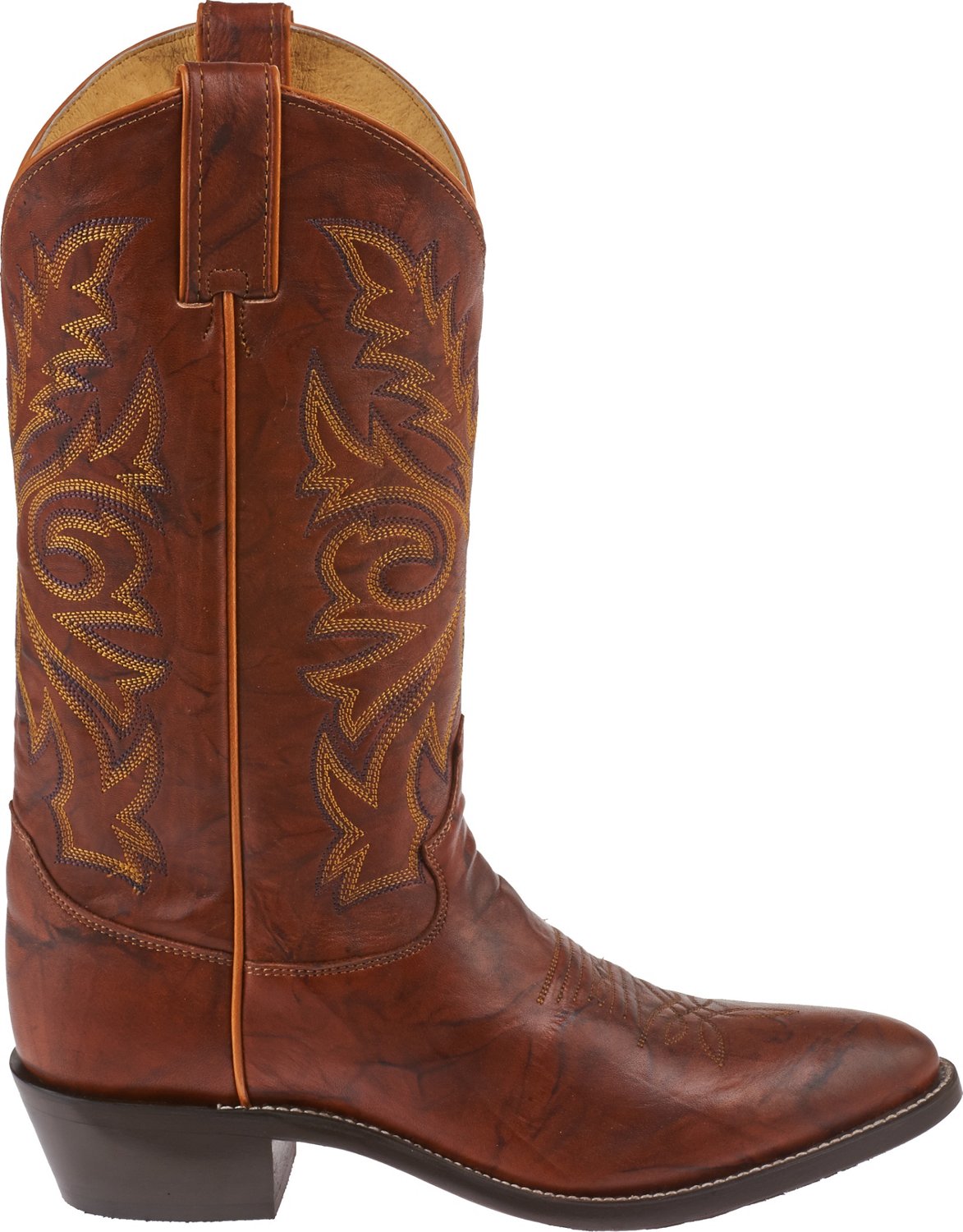 Justin Men s Round Toe Western Boots Free Shipping at Academy