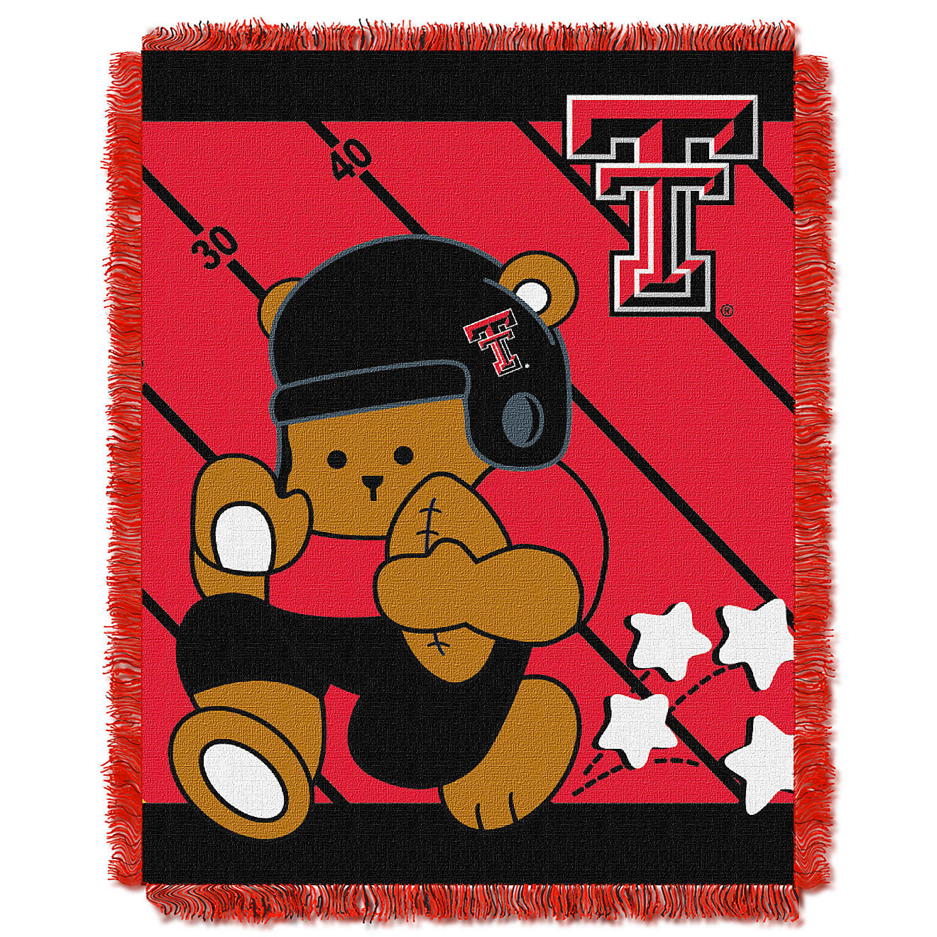 The Northwest Company Texas Tech University Fullback Woven Jacquard Throw                                                        - view number 1