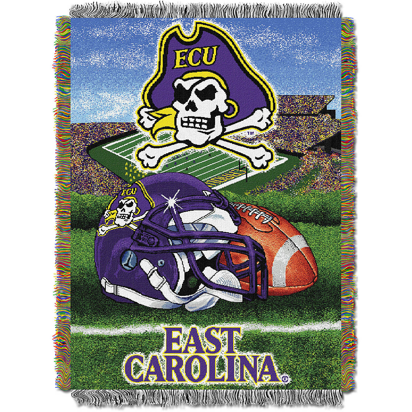The Northwest Company East Carolina University Home Field Advantage Tapestry Throw                                               - view number 1