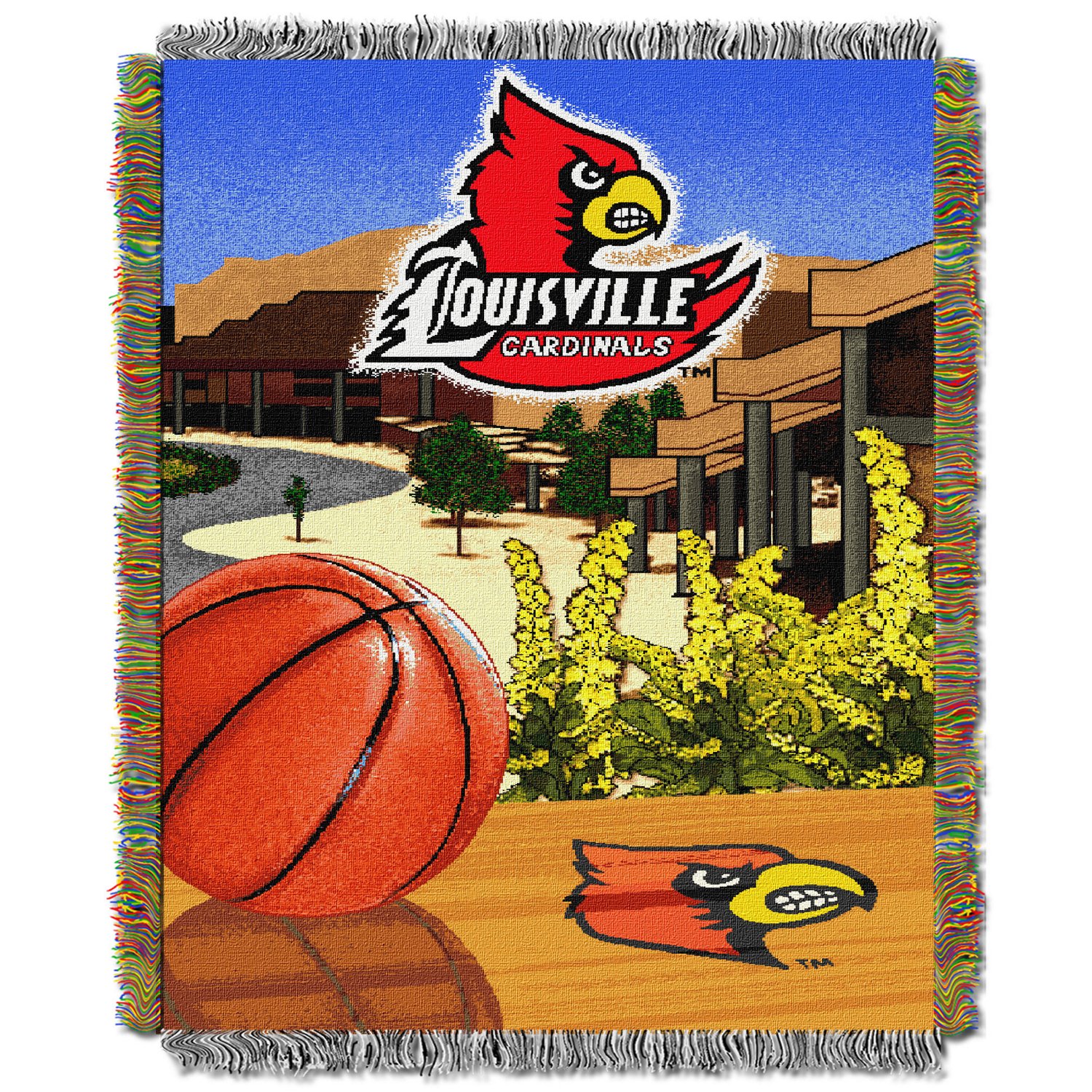 Louisville Cardinals Home Field Advantage Tapestry Throw Blanket - Bed &  Bath