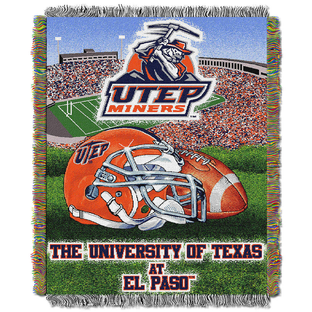 The Northwest Company University of Texas at El Paso Home Field Advantage Tapestry Throw                                         - view number 1