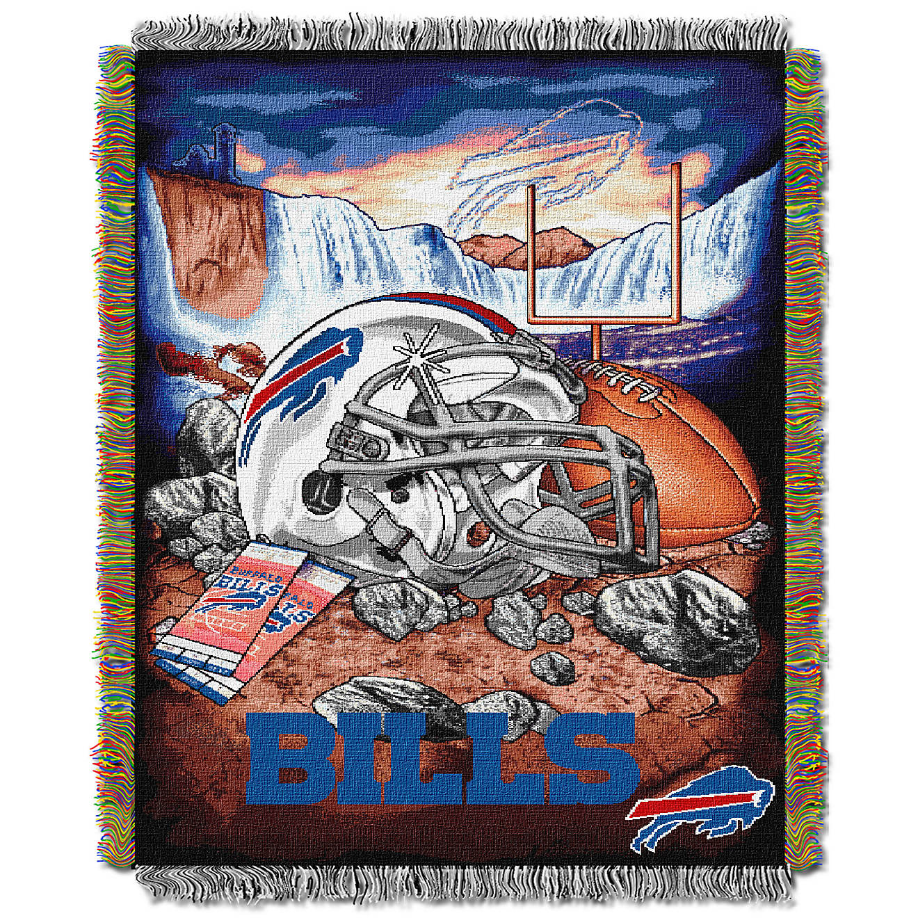 The Northwest Company Buffalo Bills Home Field Advantage Tapestry Throw                                                          - view number 1